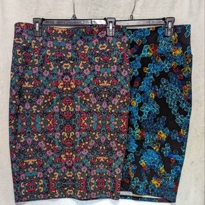 TWO LLR Cassie pencil skirts. Both size L.